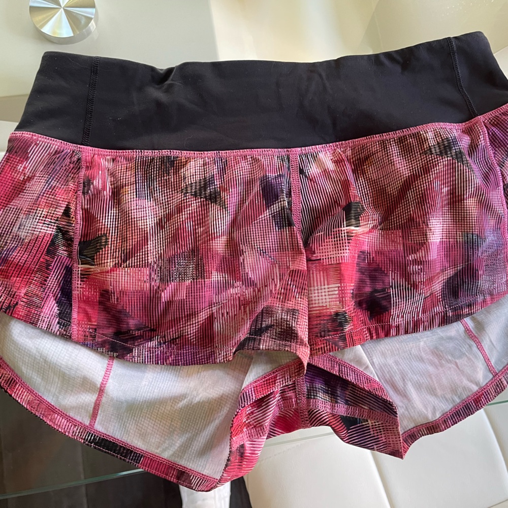 Lululemon speed up shorts size 2 2.5”